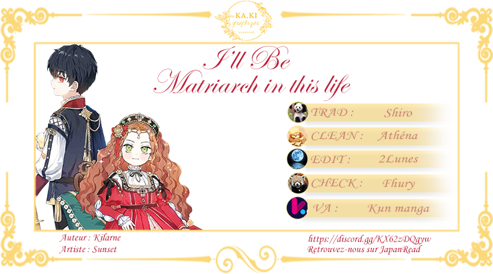 Read I'll Be the Matriarch in This Life FR Manga Online