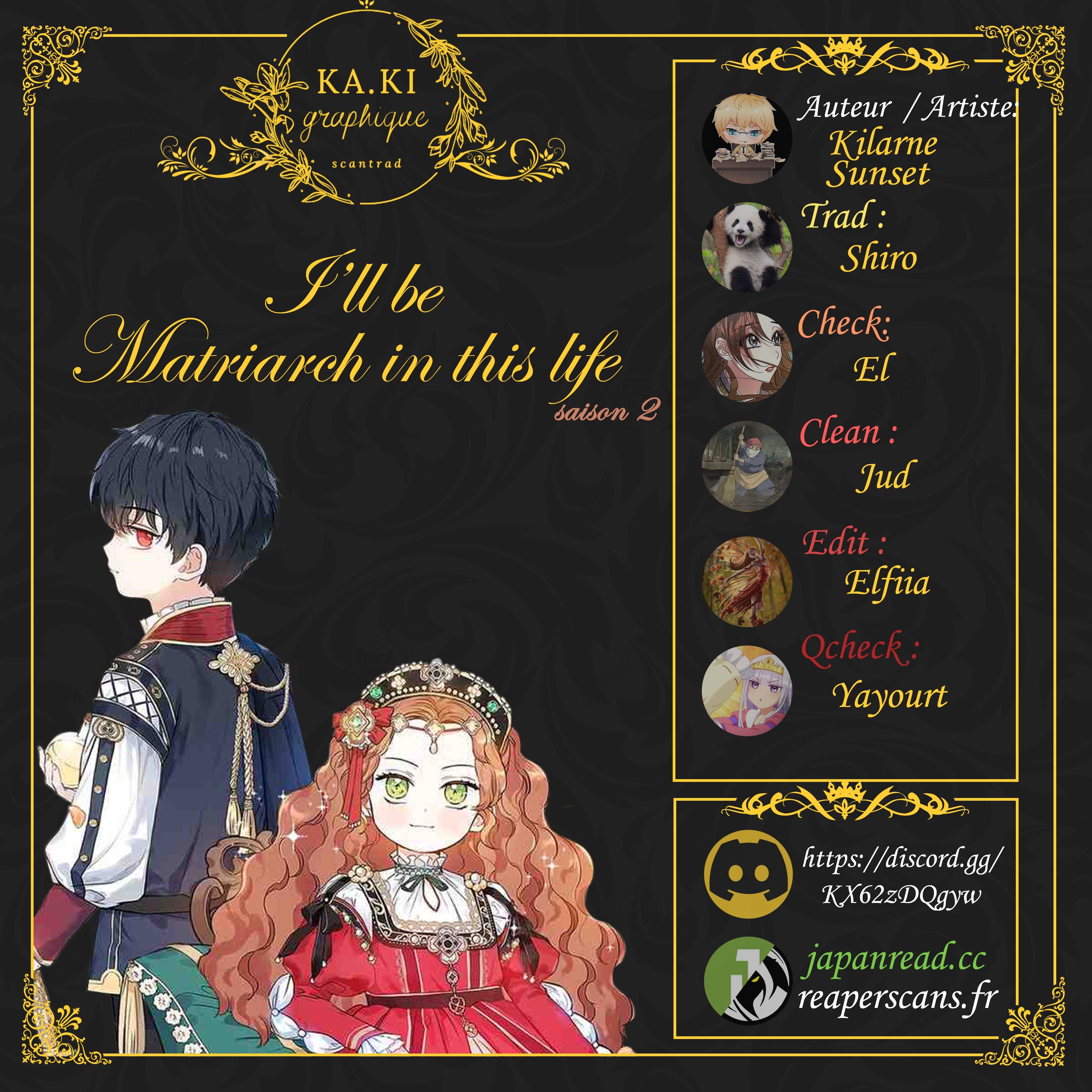 Read I'll Be the Matriarch in This Life FR Manga Online