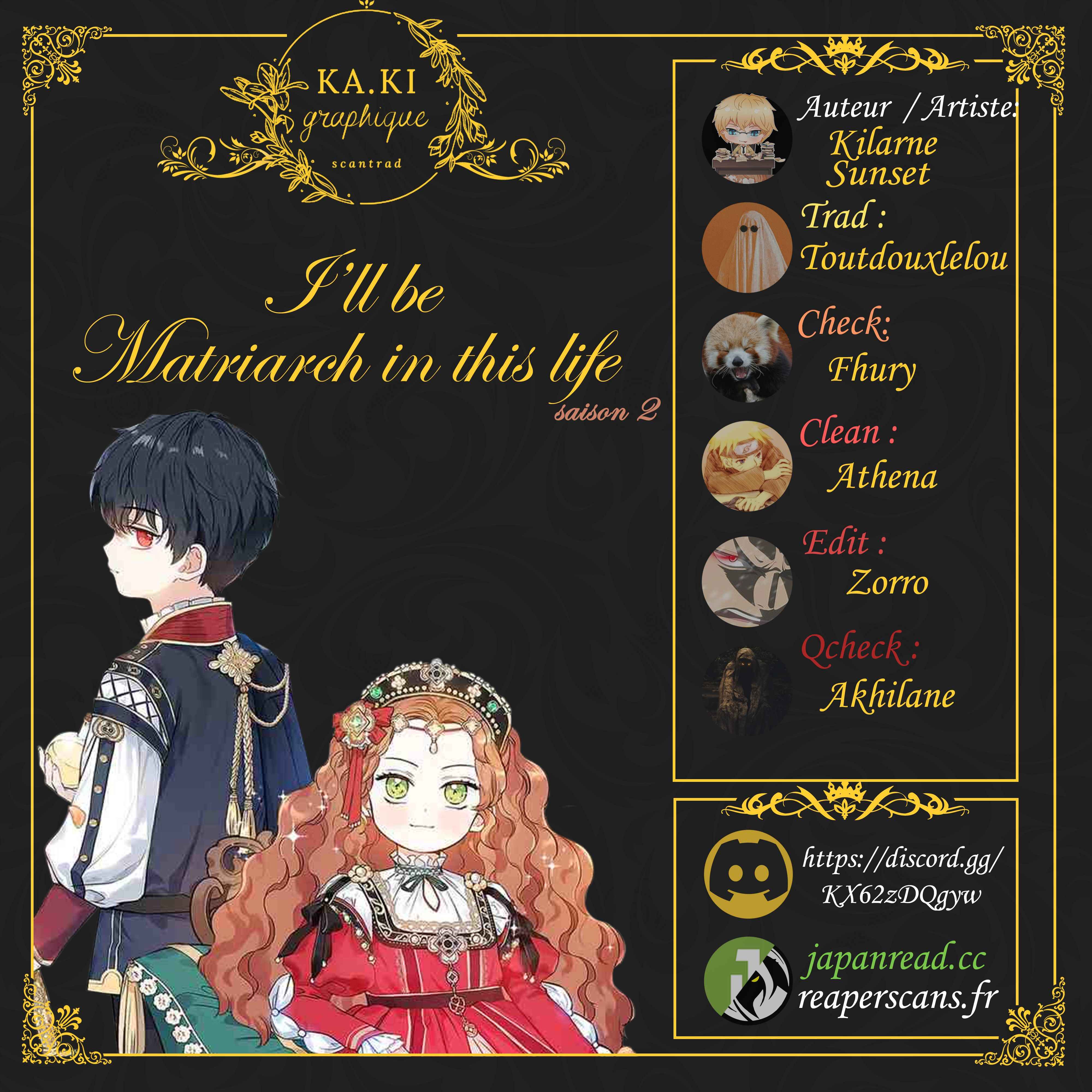 Read I'll Be the Matriarch in This Life FR Manga Online
