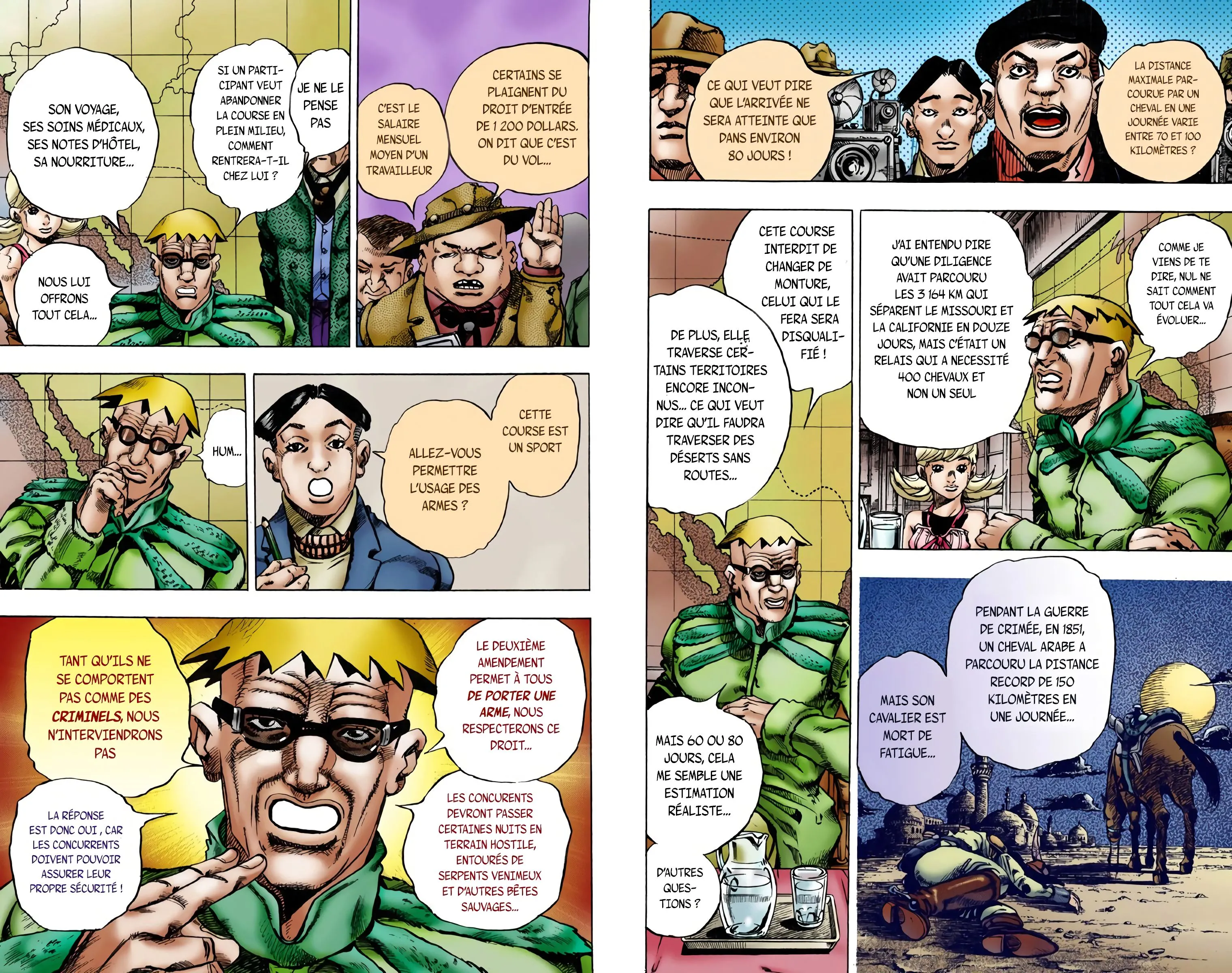 Read JoJo’s Bizarre Adventure Steel Ball Run FR Manga Online