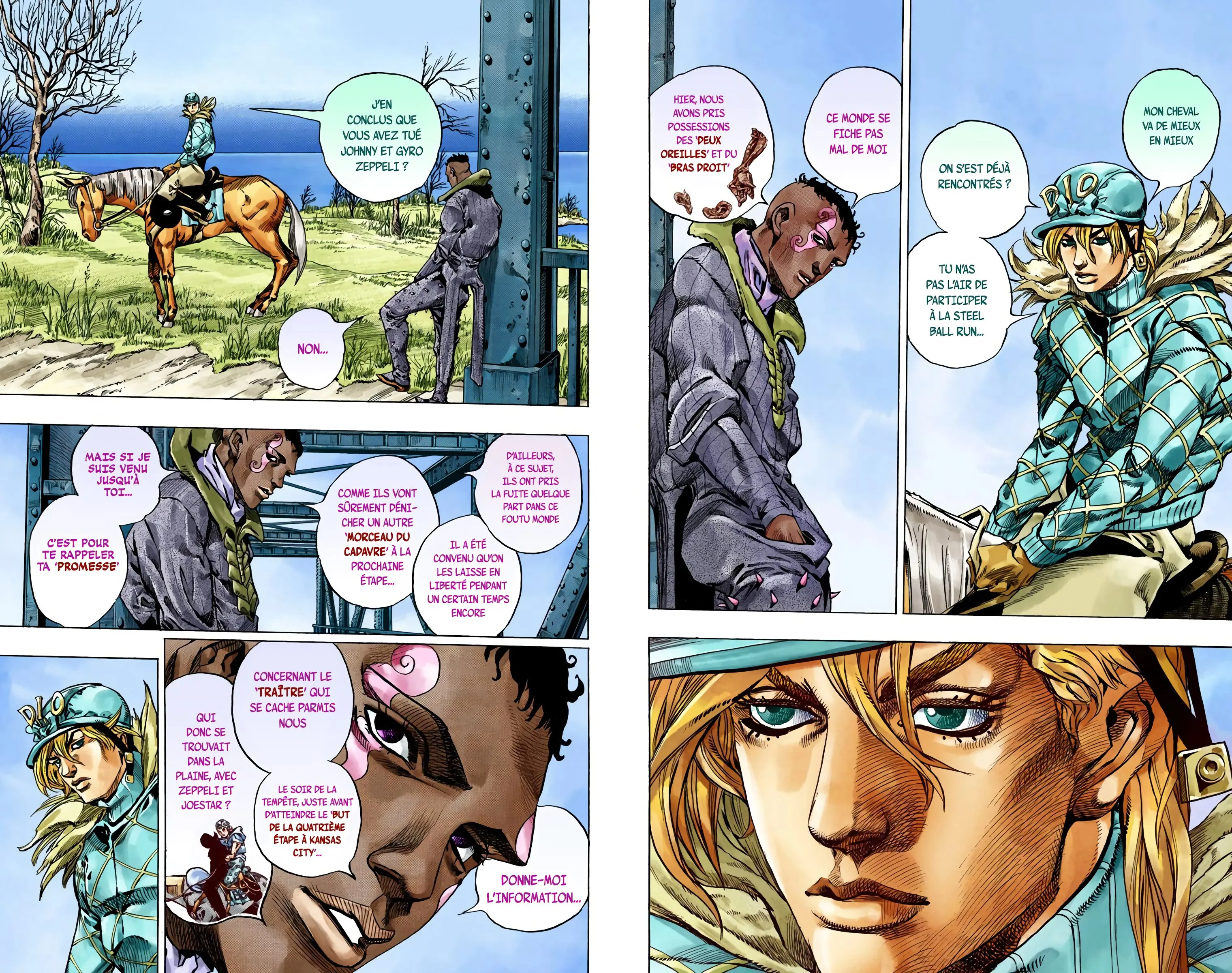 Read JoJo’s Bizarre Adventure Steel Ball Run FR Manga Online