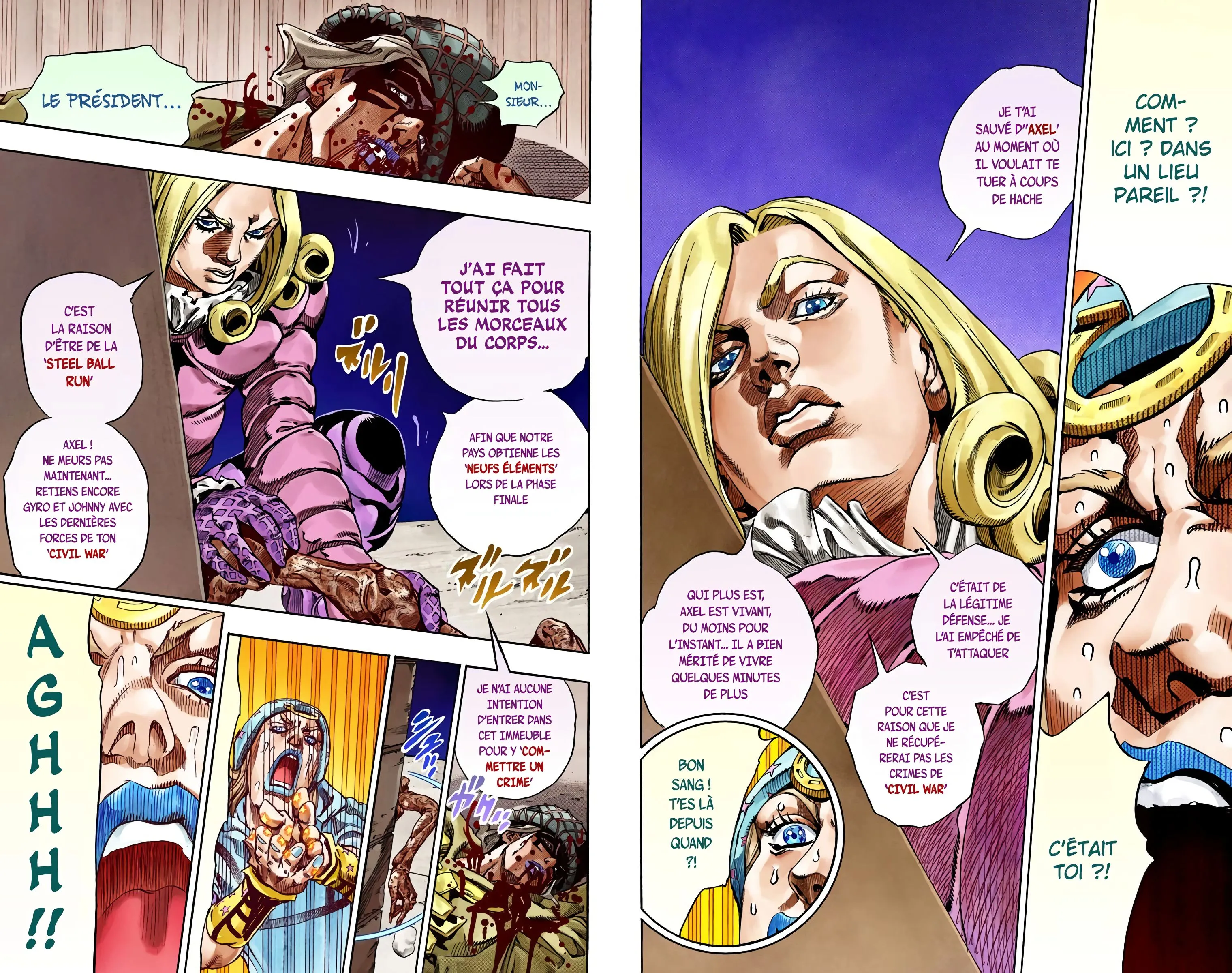 Read JoJo’s Bizarre Adventure Steel Ball Run FR Manga Online