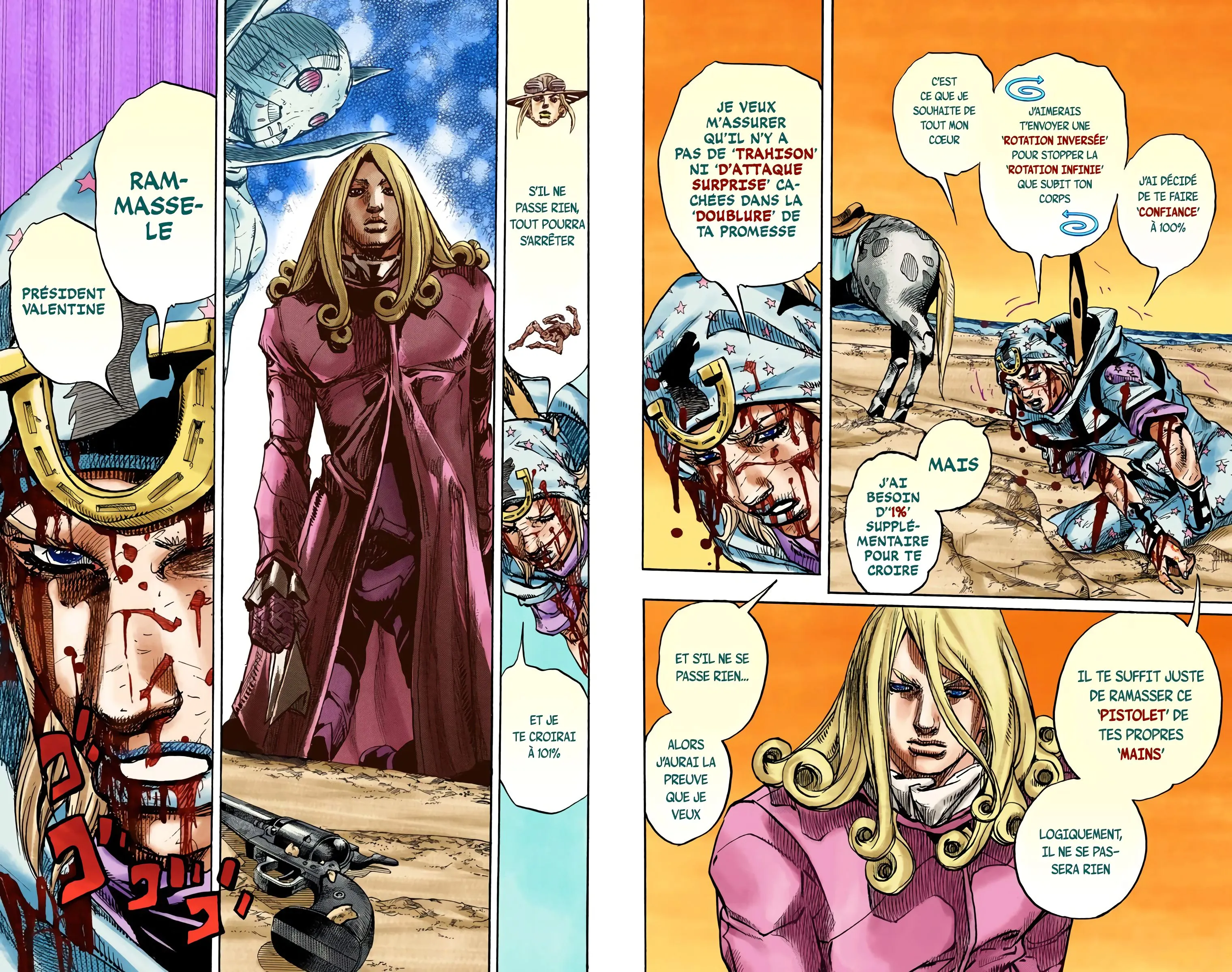 Read JoJo’s Bizarre Adventure Steel Ball Run FR Manga Online