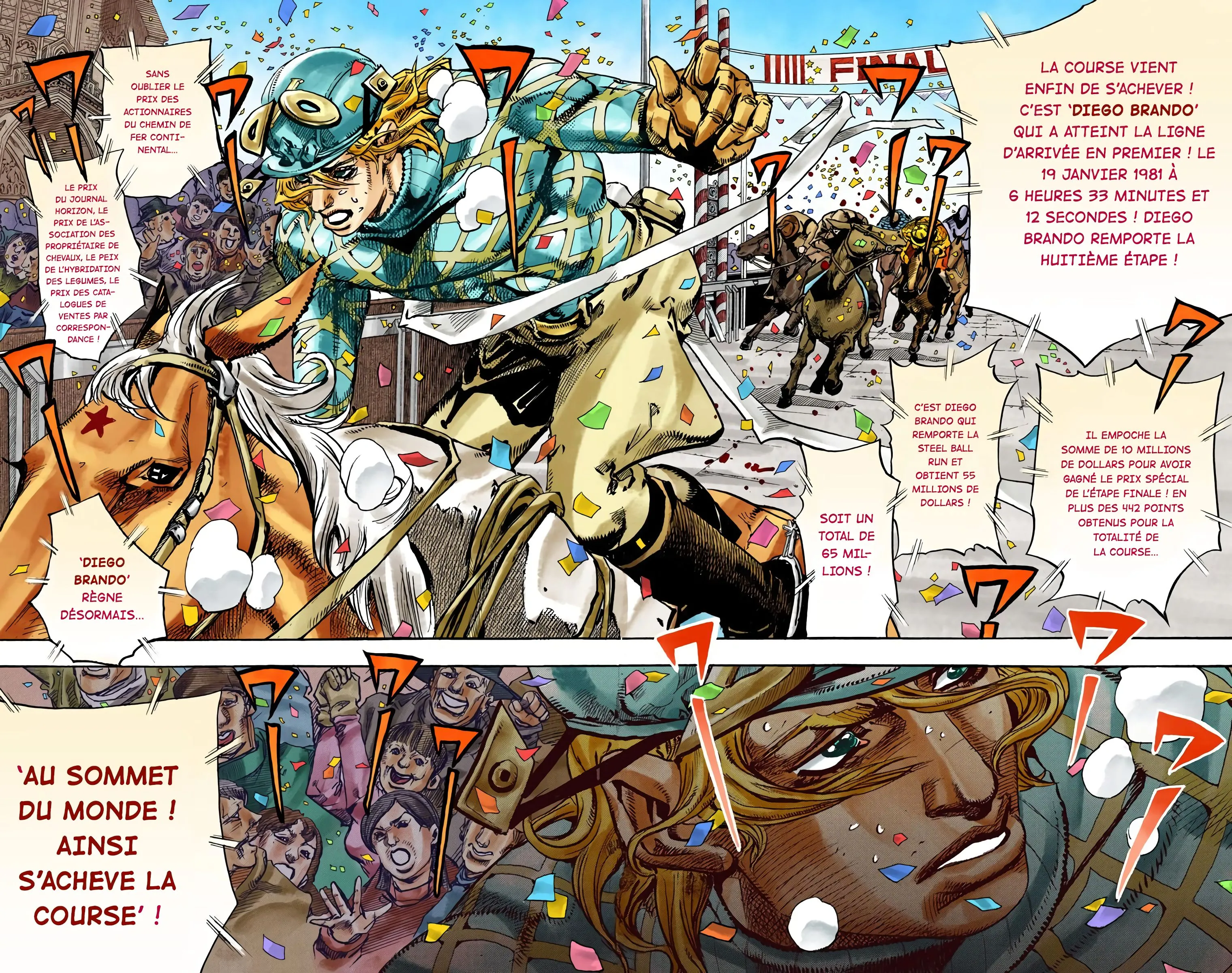 Read JoJo’s Bizarre Adventure Steel Ball Run FR Manga Online
