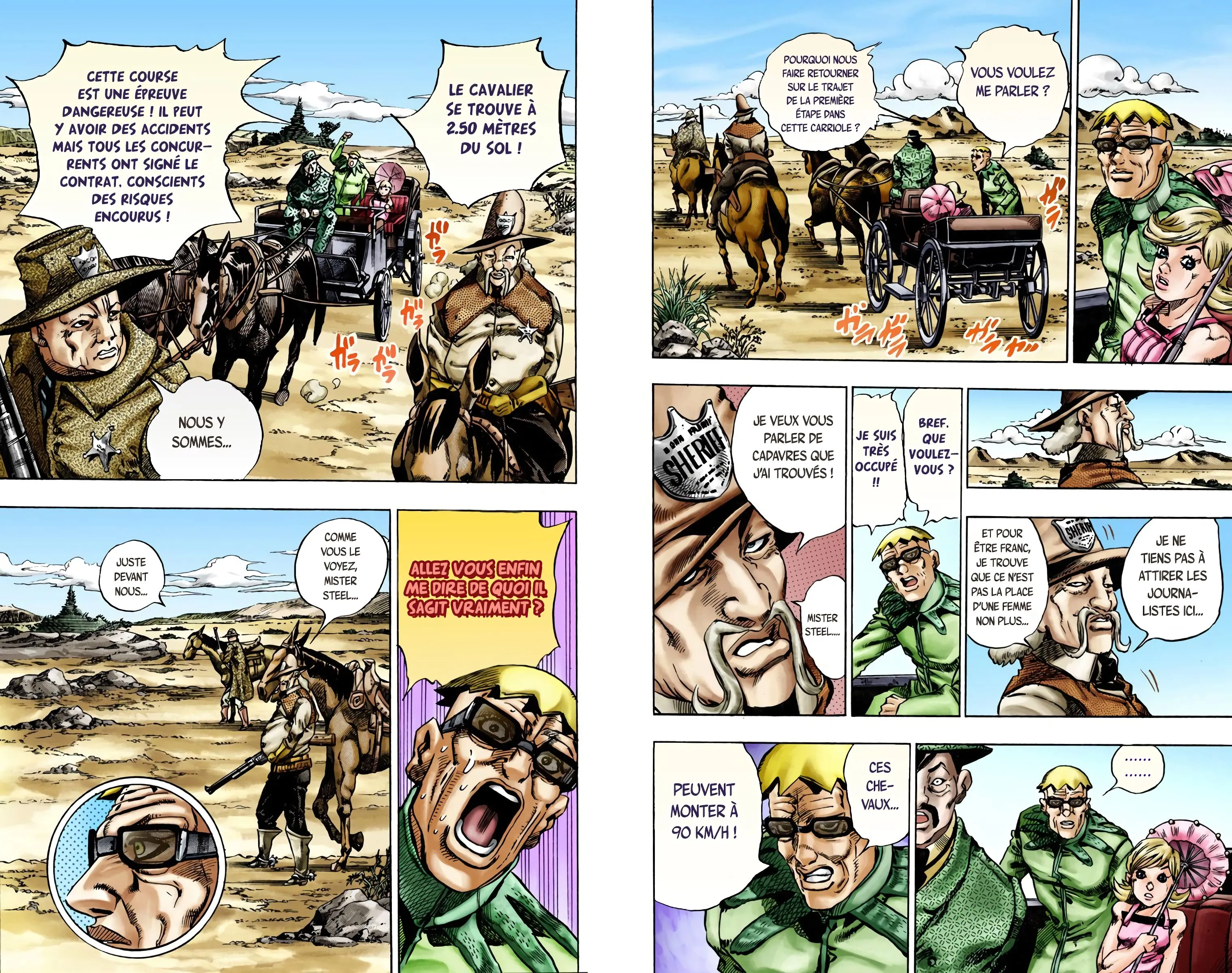 Read JoJo’s Bizarre Adventure Steel Ball Run FR Manga Online