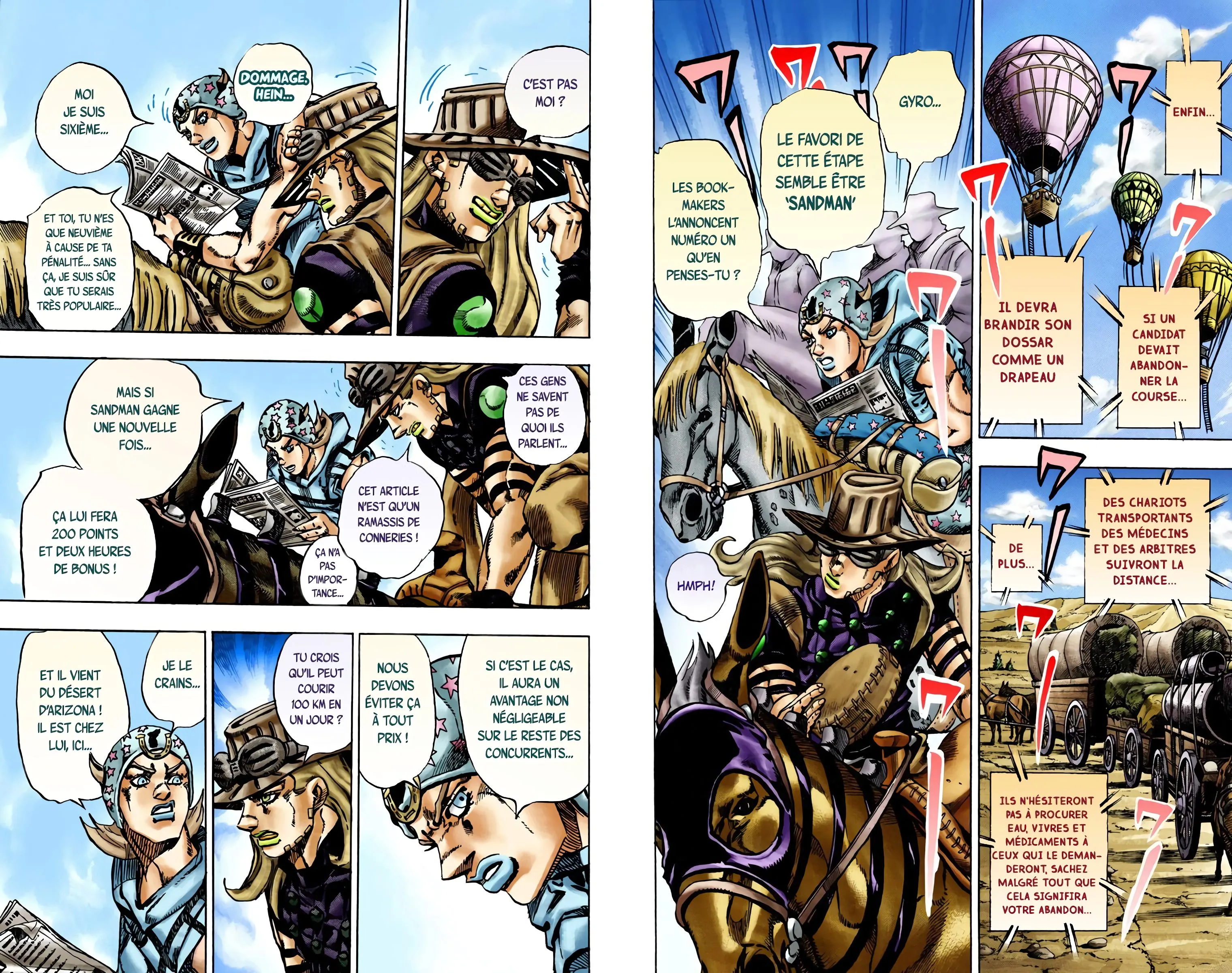 Read JoJo’s Bizarre Adventure Steel Ball Run FR Manga Online