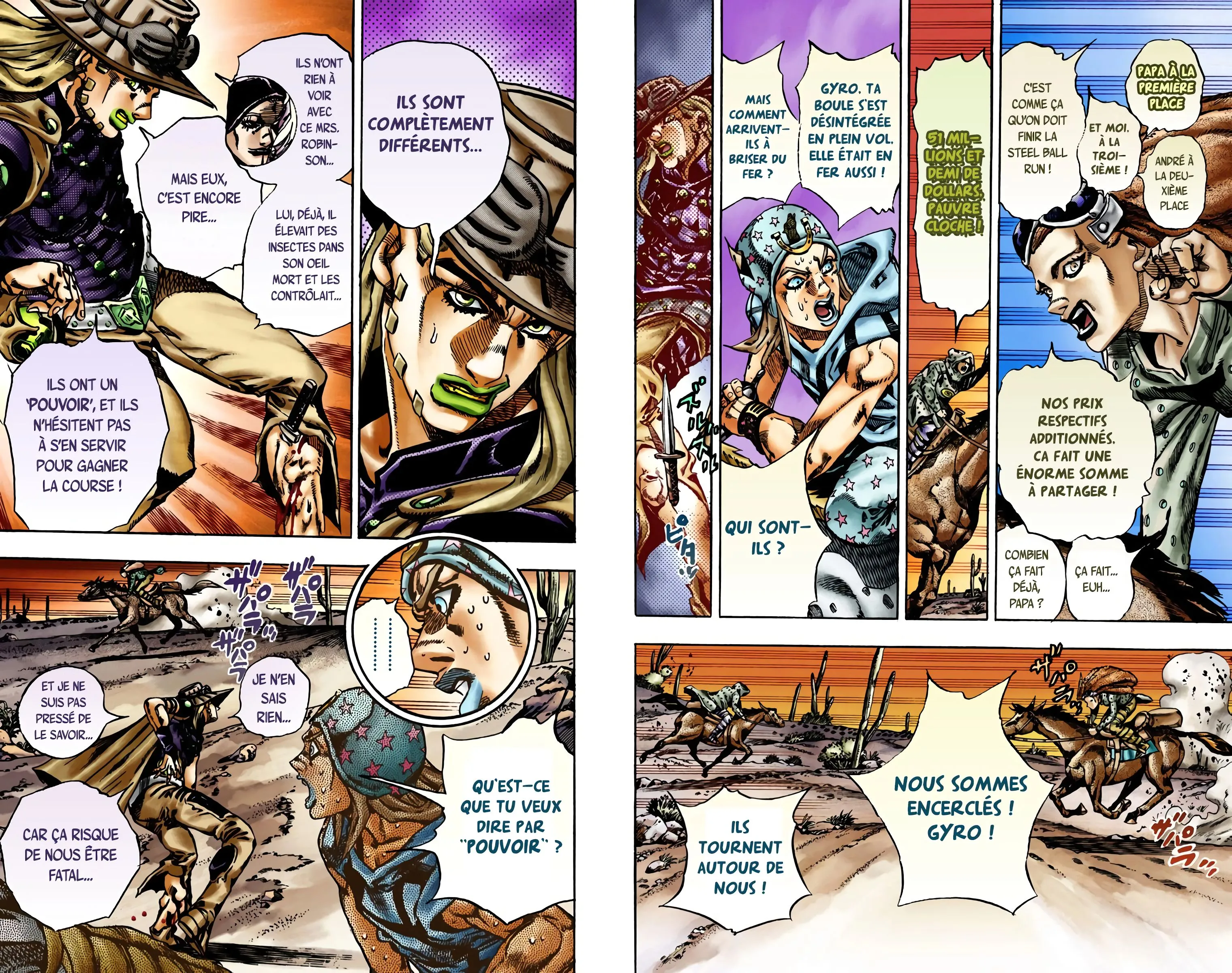 Read JoJo’s Bizarre Adventure Steel Ball Run FR Manga Online