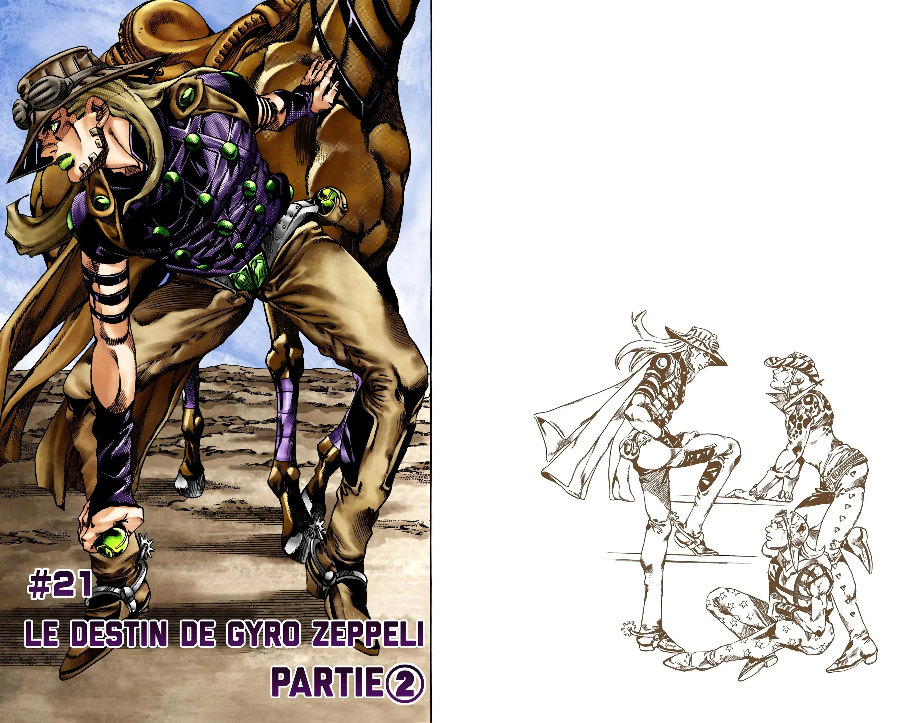 Read JoJo’s Bizarre Adventure Steel Ball Run FR Manga Online