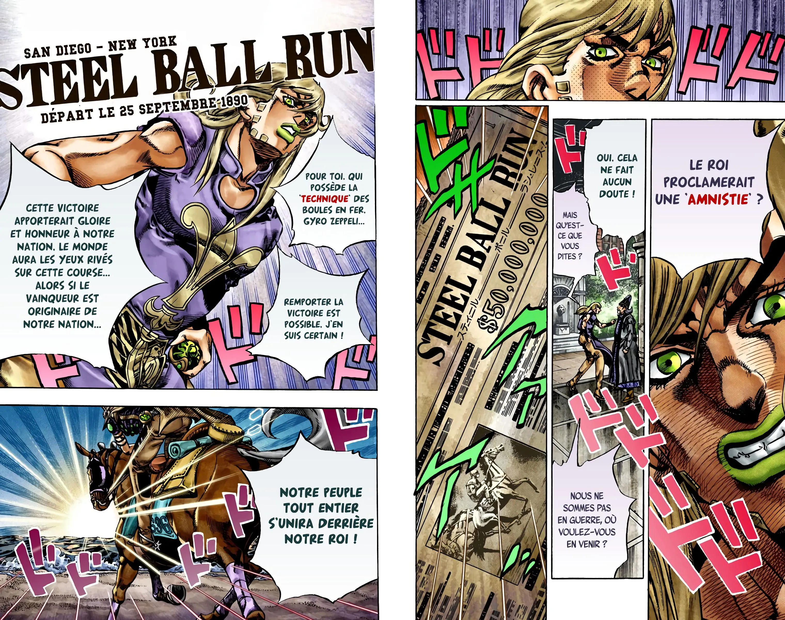 Read JoJo’s Bizarre Adventure Steel Ball Run FR Manga Online