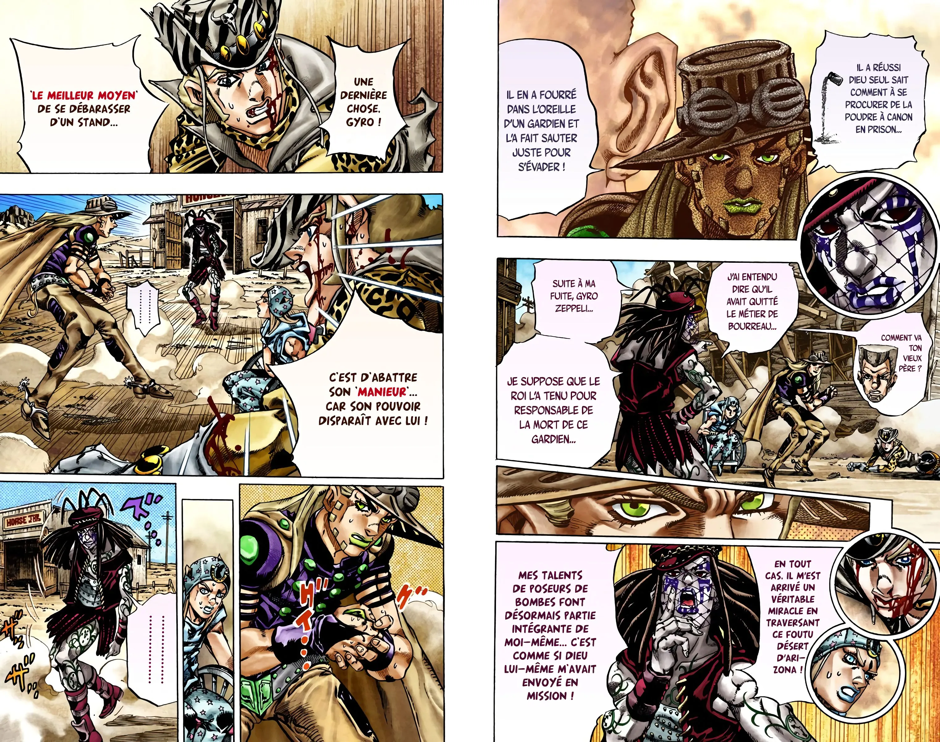 Read JoJo’s Bizarre Adventure Steel Ball Run FR Manga Online