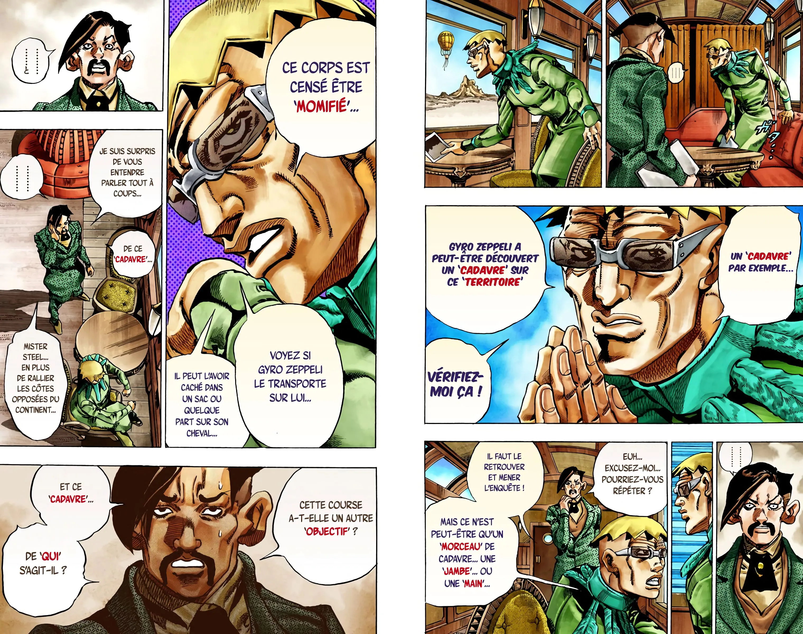 Read JoJo’s Bizarre Adventure Steel Ball Run FR Manga Online