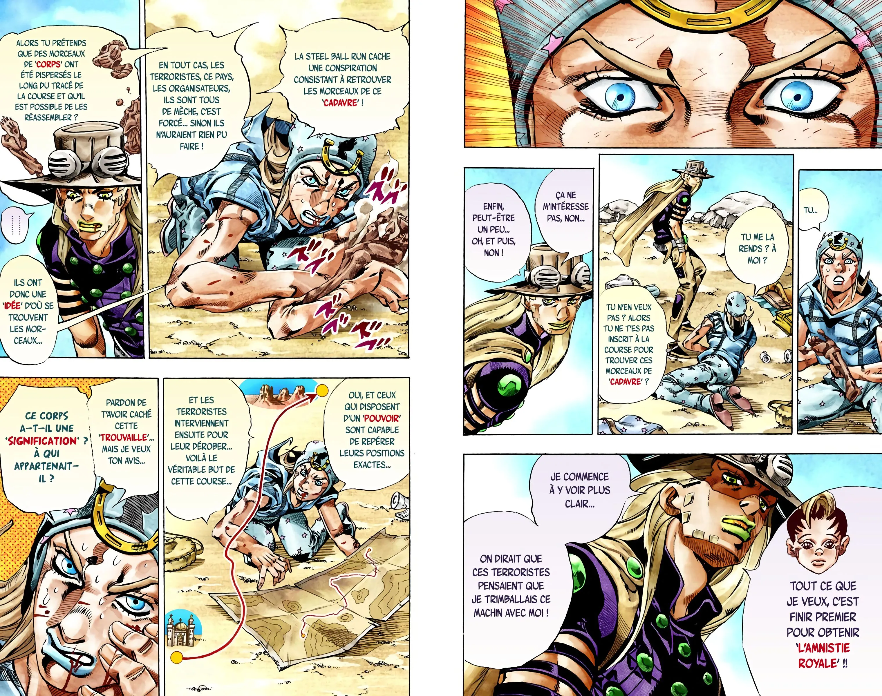 Read JoJo’s Bizarre Adventure Steel Ball Run FR Manga Online