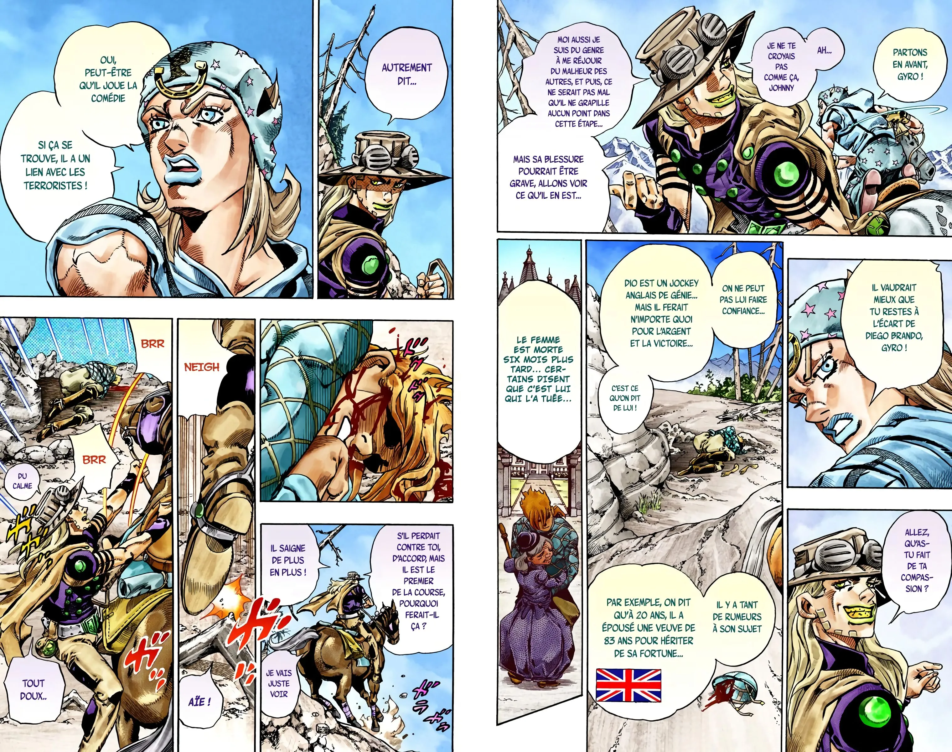 Read JoJo’s Bizarre Adventure Steel Ball Run FR Manga Online