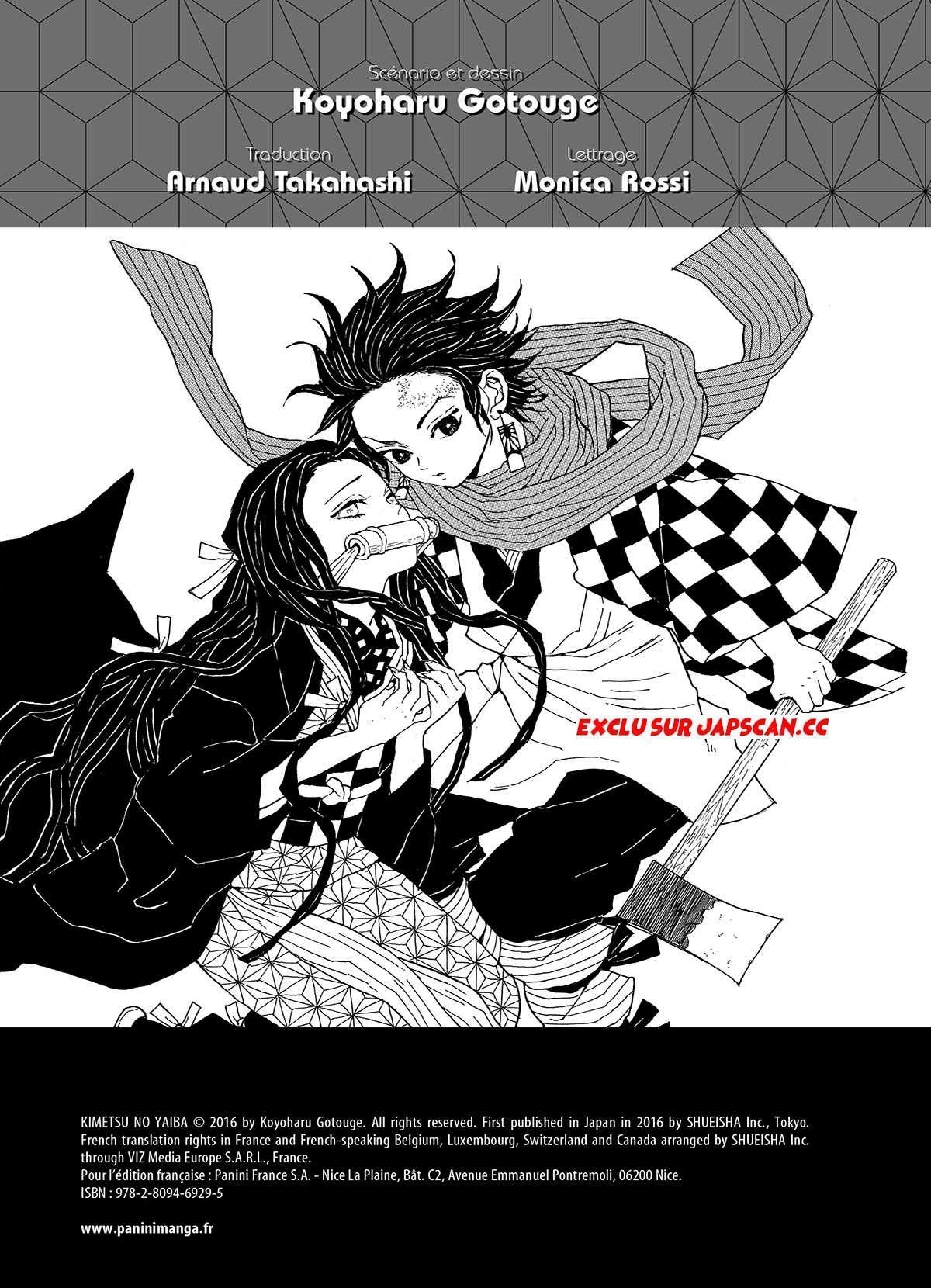 Read Kimetsu No Yaiba FR Manga Online