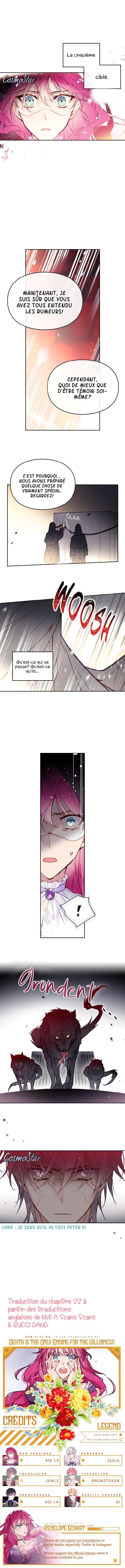Read Seule la mort attend la vilaine Manga Online