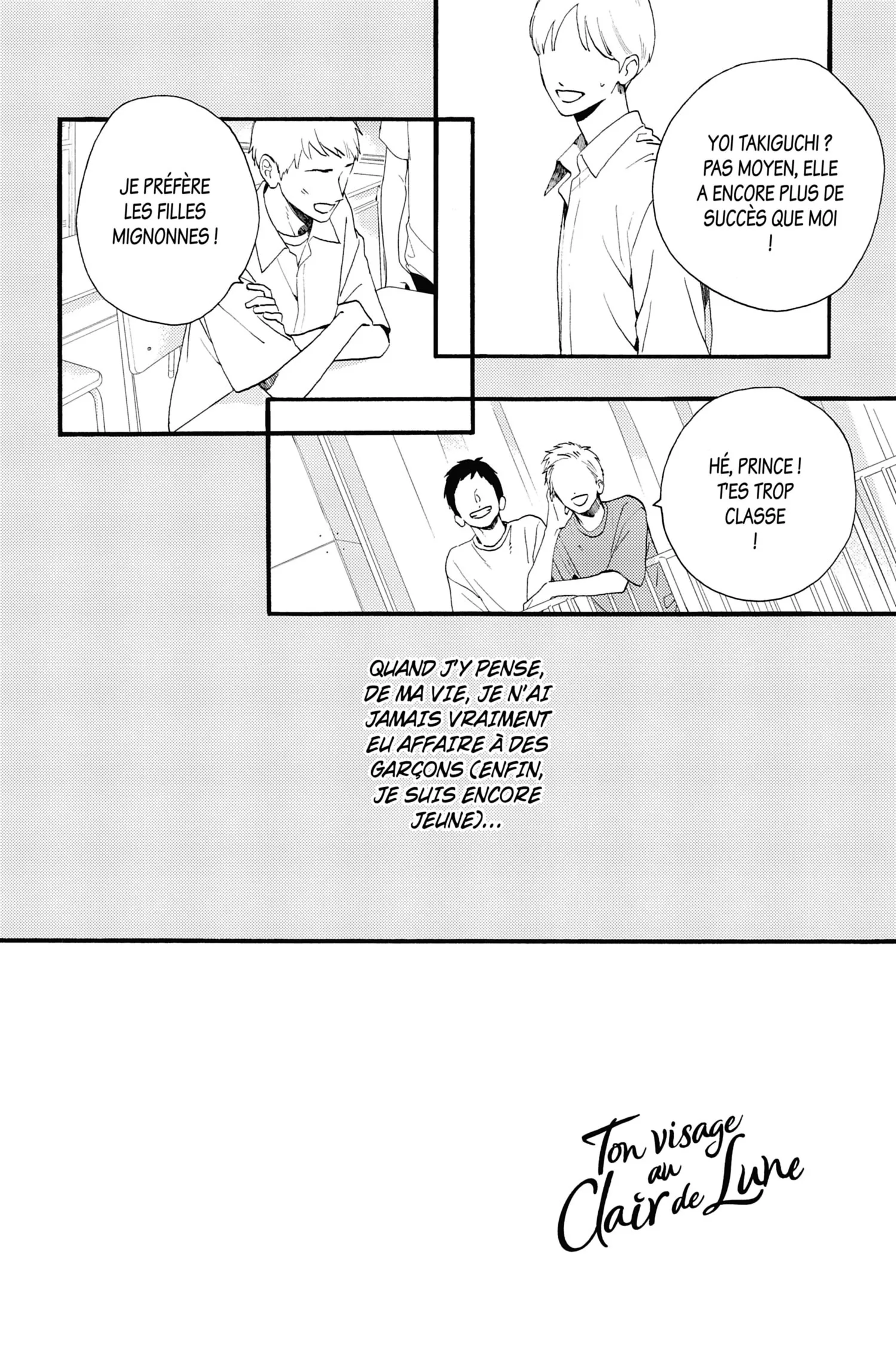Read Ton visage au clair de lune Manga Online