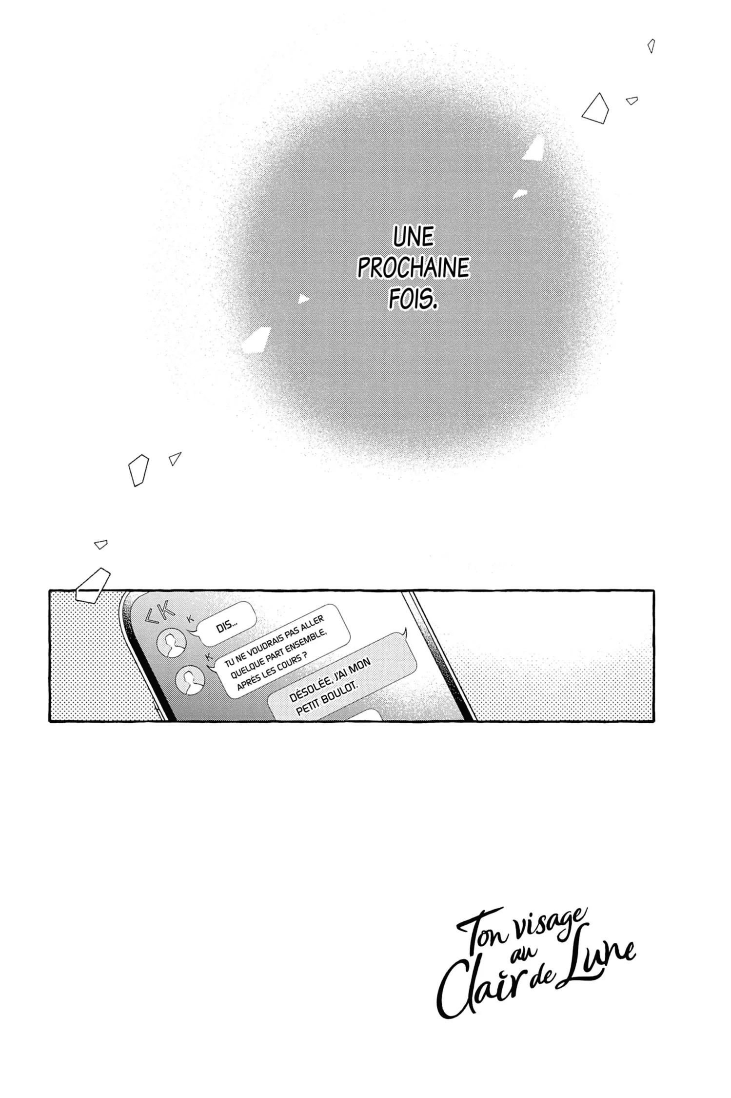 Read Ton visage au clair de lune Manga Online
