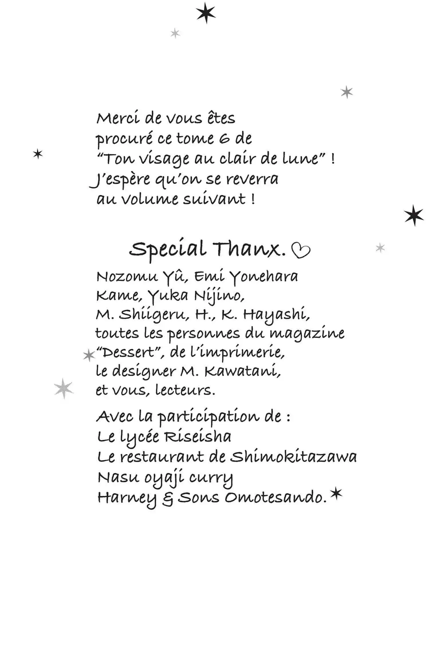 Read Ton visage au clair de lune Manga Online