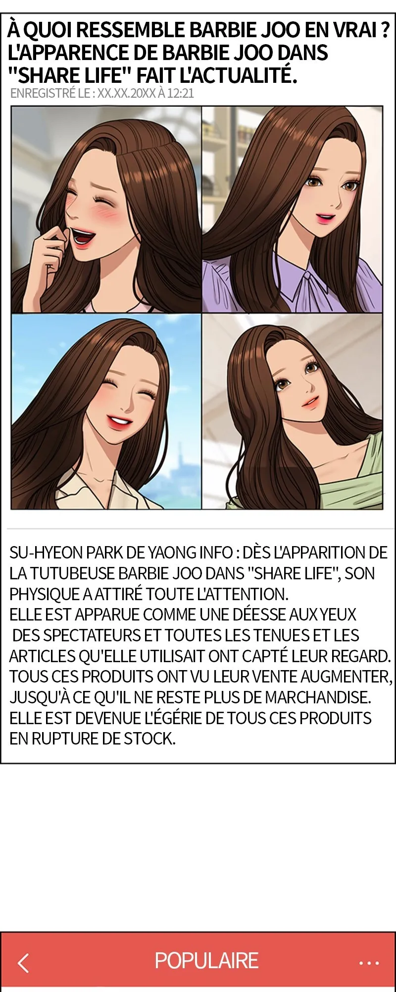 Read True Beauty FR Manga Online