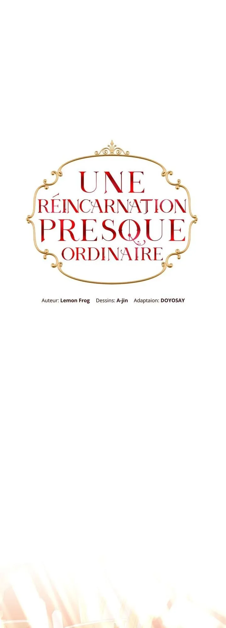 Read Une réincarnation presque ordinaire Manga Online