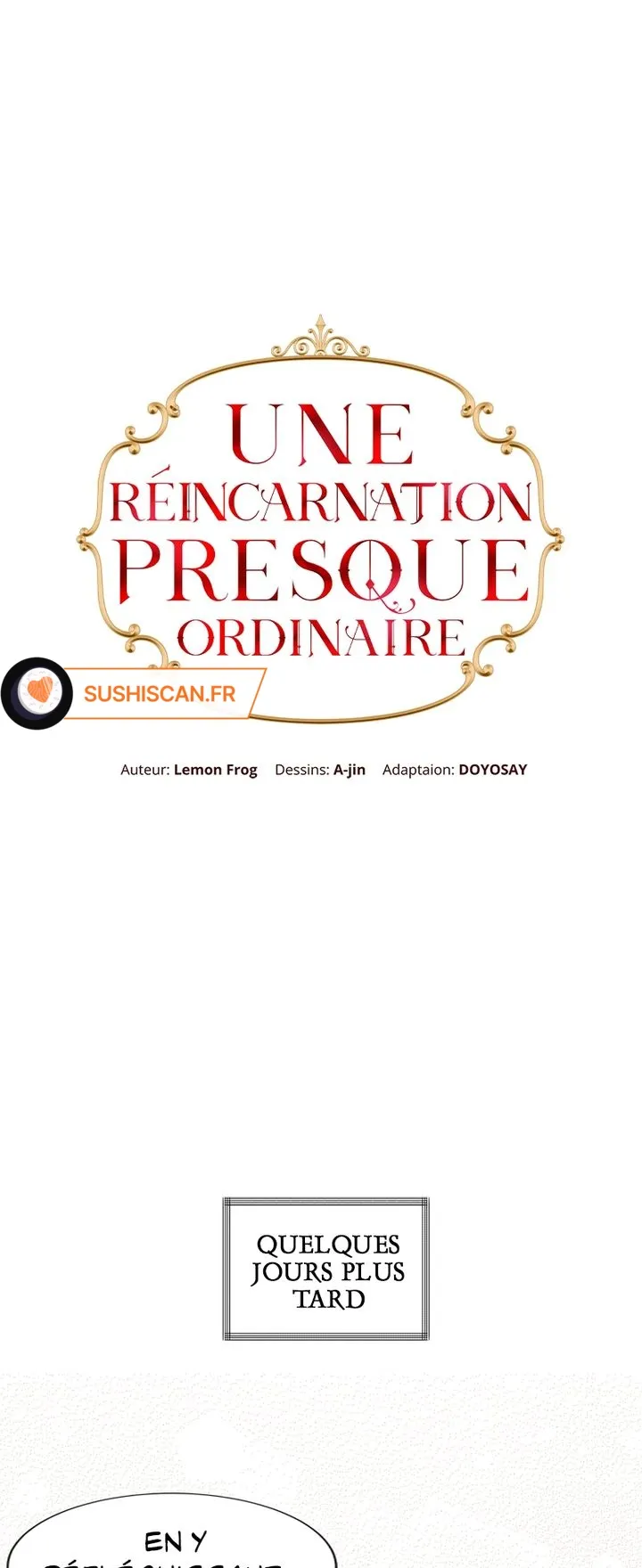 Read Une réincarnation presque ordinaire Manga Online