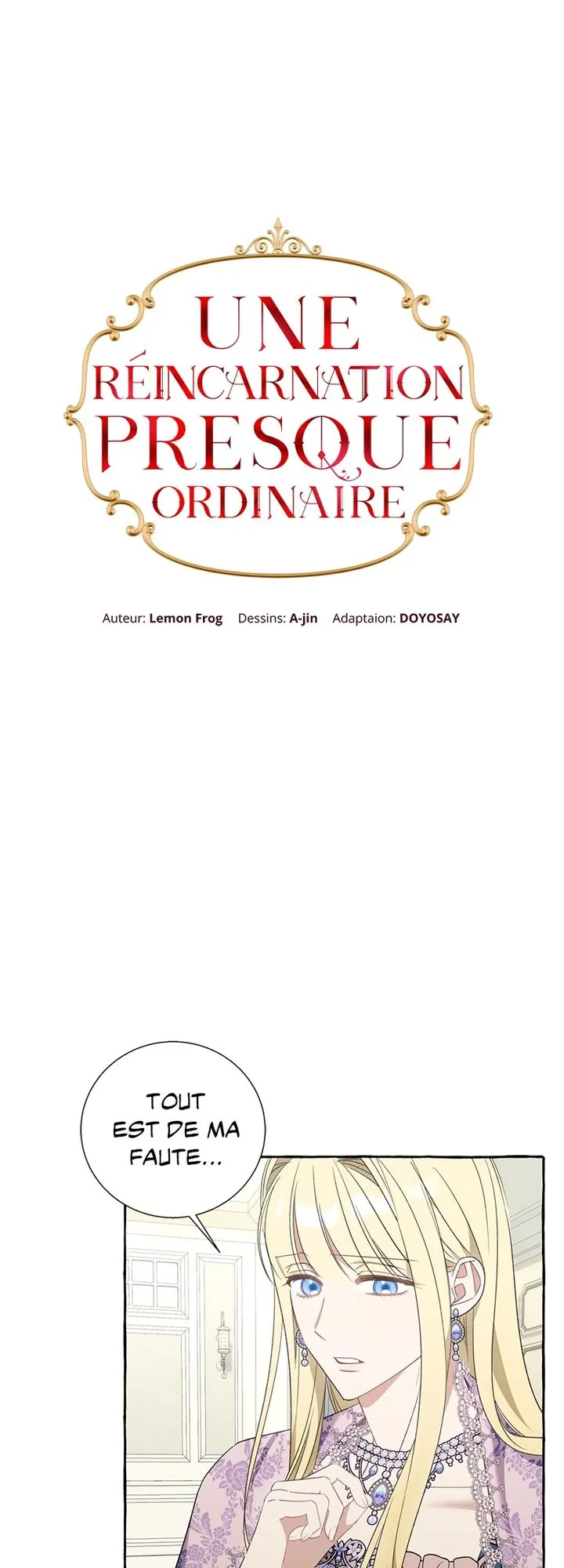Read Une réincarnation presque ordinaire Manga Online